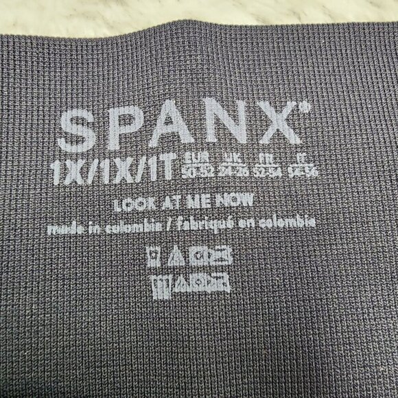 SPANX Tummy Control Seamless Leggings Black Camo 1X - Picture 6 of 6